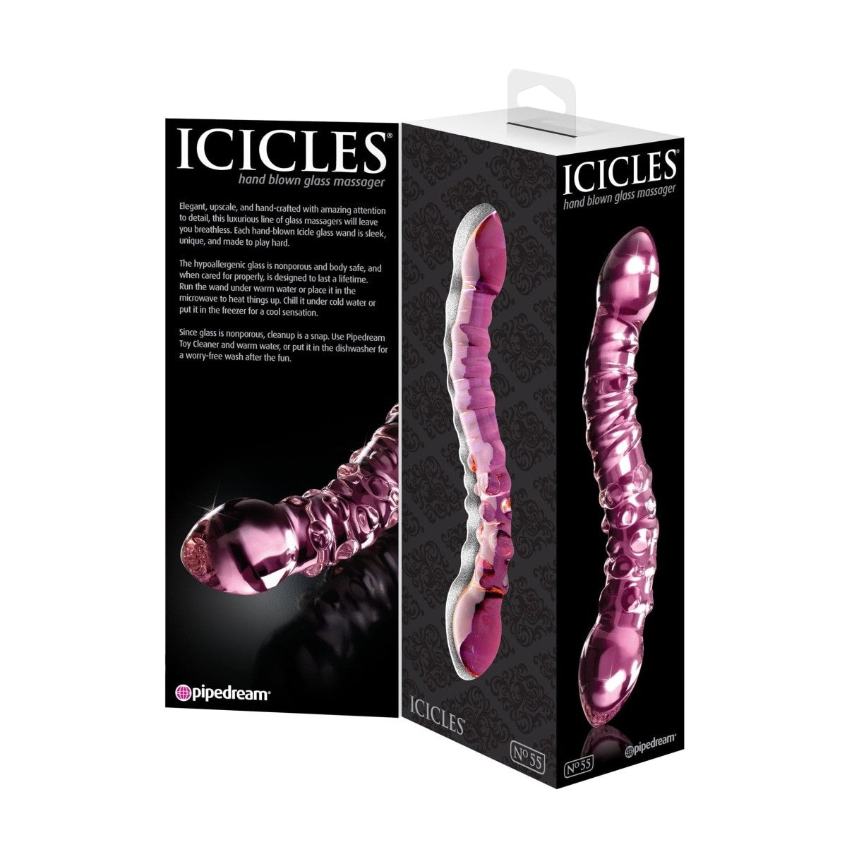 Icicles 55 - Premium Winter Holiday Decorations for Christmas Tree & Outdoor Use - Perfect for Home, Party, and Festive Decor