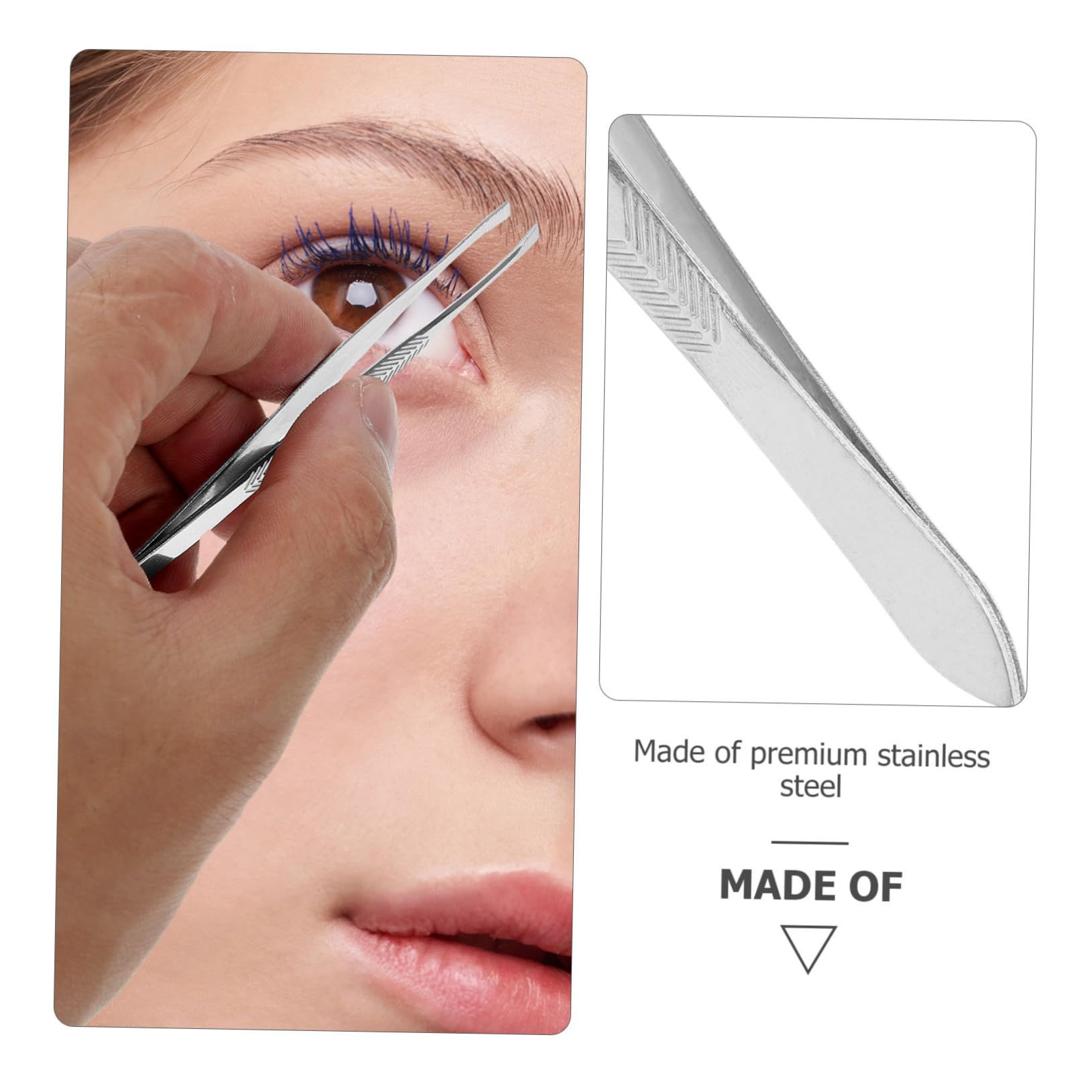 24pcs LED Lighted Makeup Tweezers Kit - Professional Eyelash & Eyebrow Tweezers with Light for Precise Application - Perfect for Salon, Home Use, and DIY Beauty Care