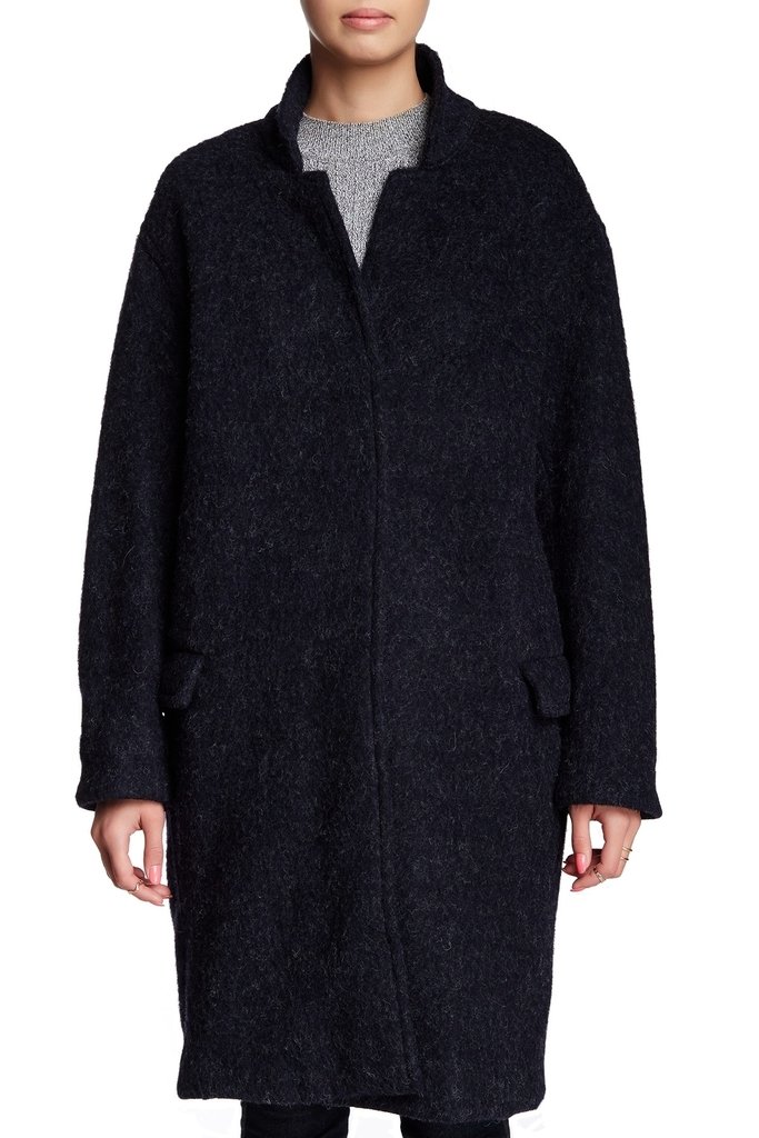 Free People Solid Long and Lean Coat - Women's Slim Fit Trench Coat for Fall & Winter | Water-Resistant Outerwear for Work, Travel & Everyday Wear