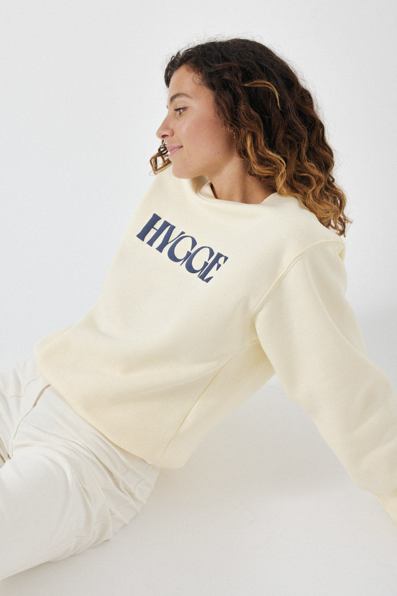 Alyzee Women's Casual Beige Sweatshirt - Soft & Comfortable Pullover for Everyday Wear, Lounge & Outfits