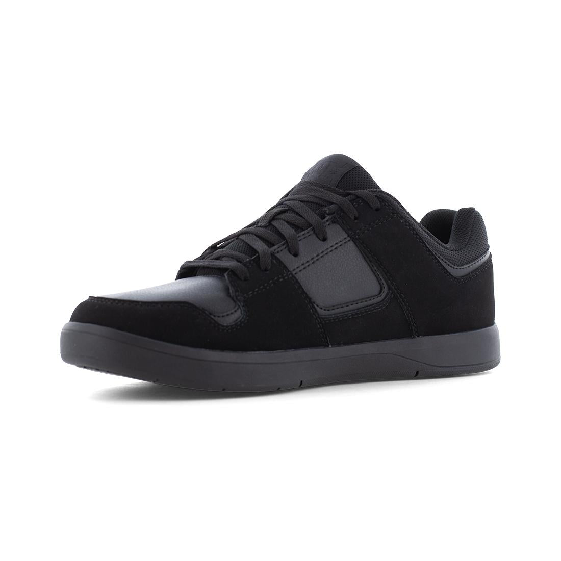 Slip-Resistant Soft Toe Work Shoes for Men & Women - Comfortable Black Low Shoes for Nurses, Chefs & Restaurant Workers - Non-Skid Safety Work Shoes for Hospital, Kitchen & Industrial Use