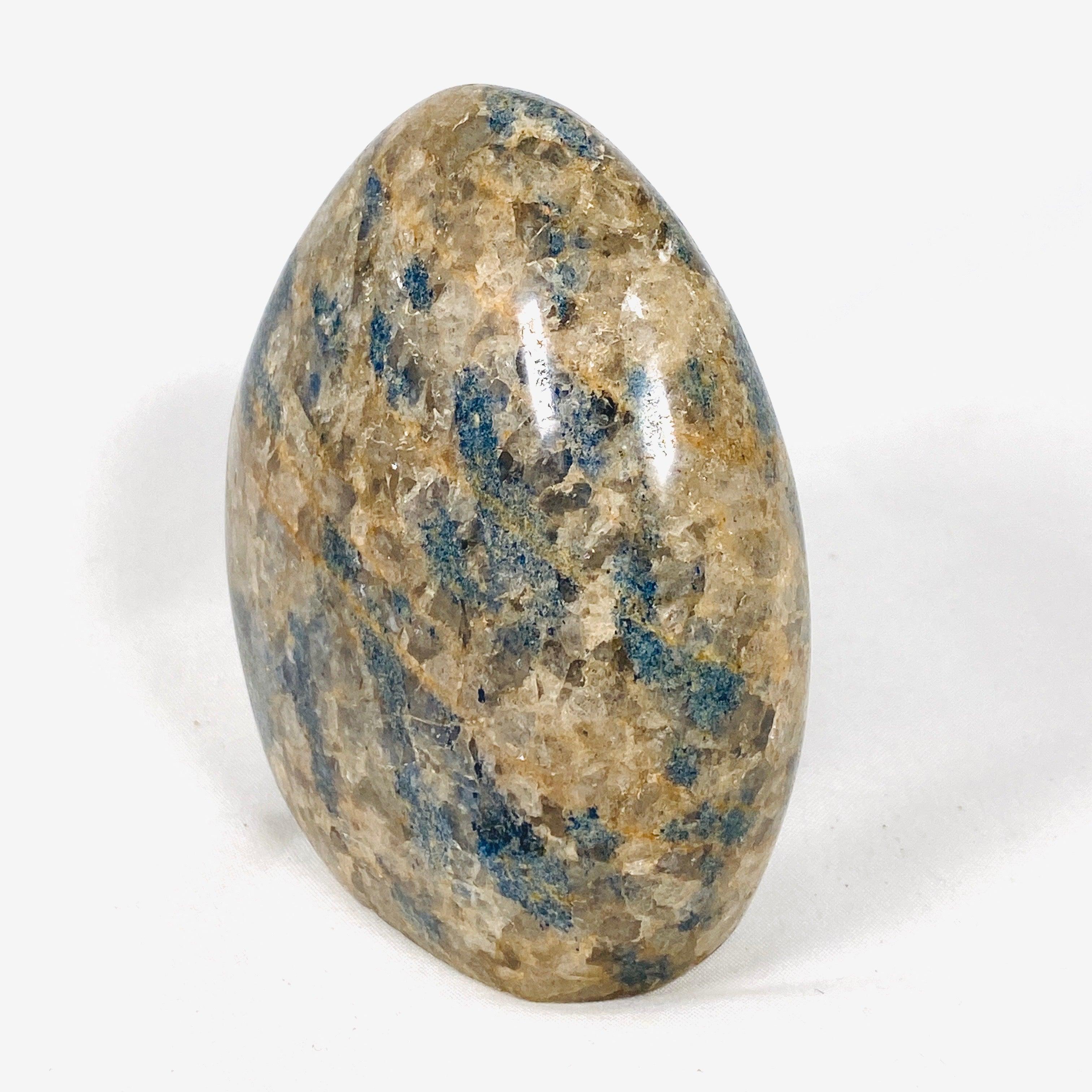 Natural Blue Spinel in Quartz Freeform Cabochon C1332 - Handmade Gemstone for Jewelry Making, Healing Crystals & Collectibles