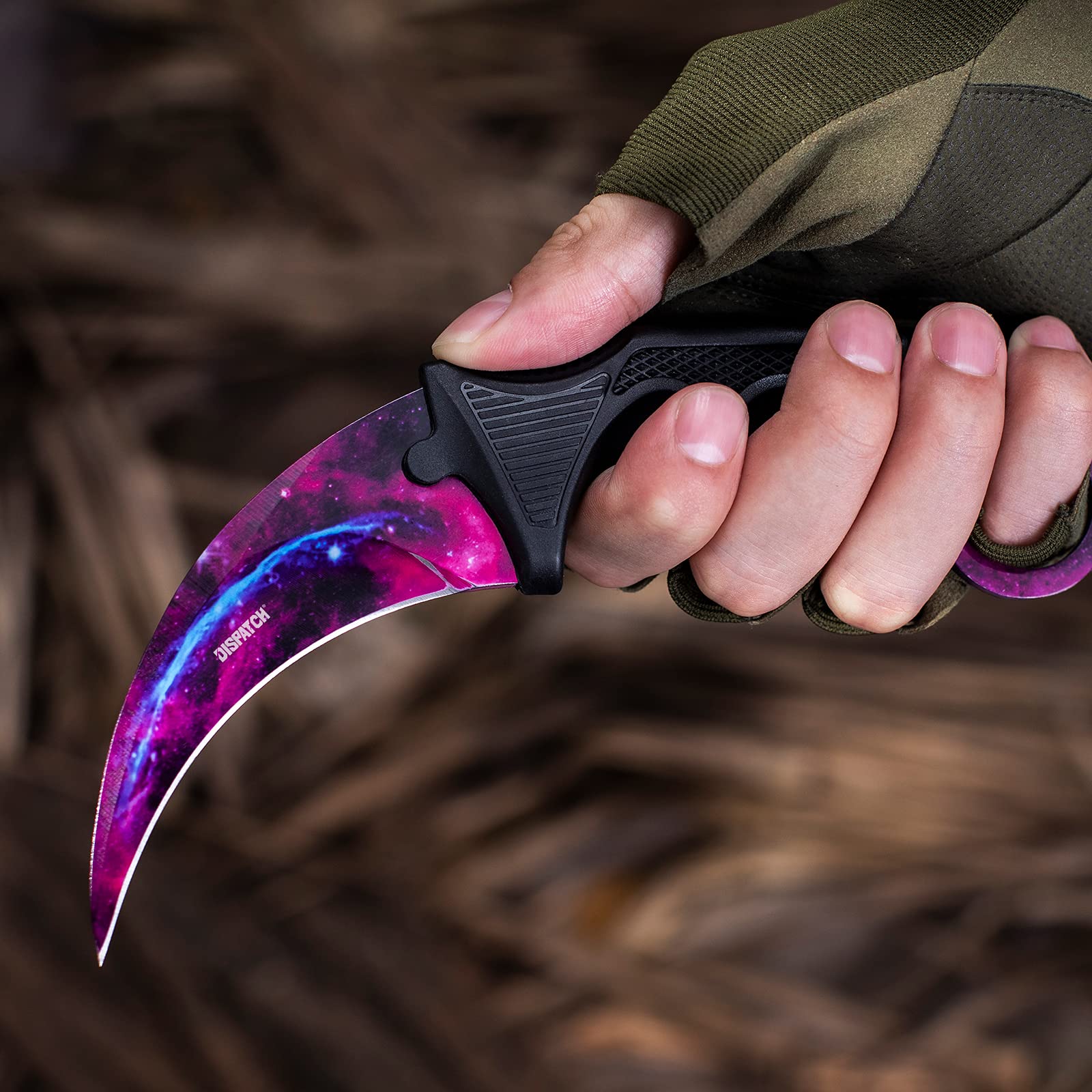 Tactical Fixed Blade Karambit Knife with Sheath - Outdoor Camping & Hunting Survival Tool - Durable EDC Knife for Hiking, Adventure, Bushcraft, Self Defense & Collectors - Perfect for Wilderness Survival, Tactical Training & Outdoor Enthusiasts