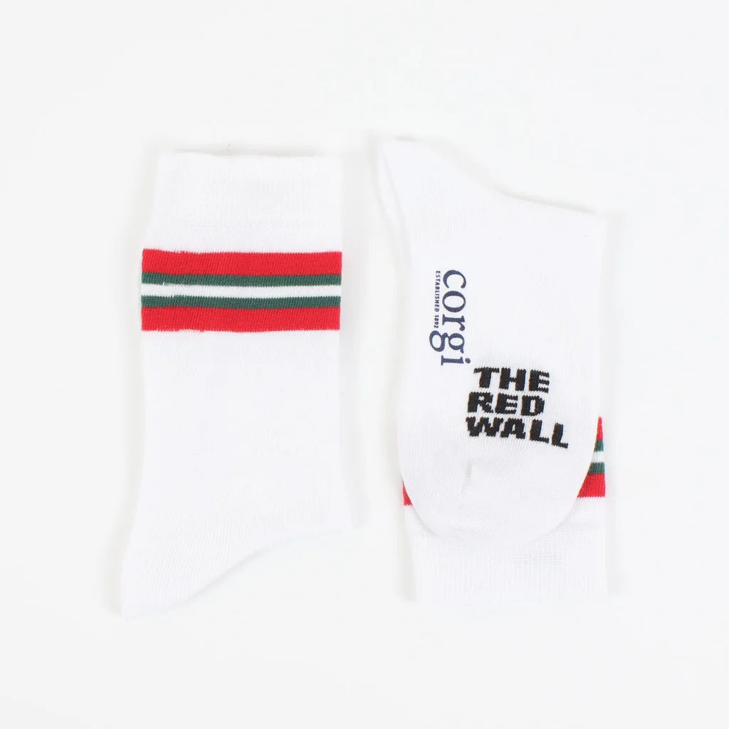 Kids Red Striped Cotton Socks - Soft & Comfortable Ankle Socks for Boys & Girls - Perfect for School, Sports & Everyday Wear