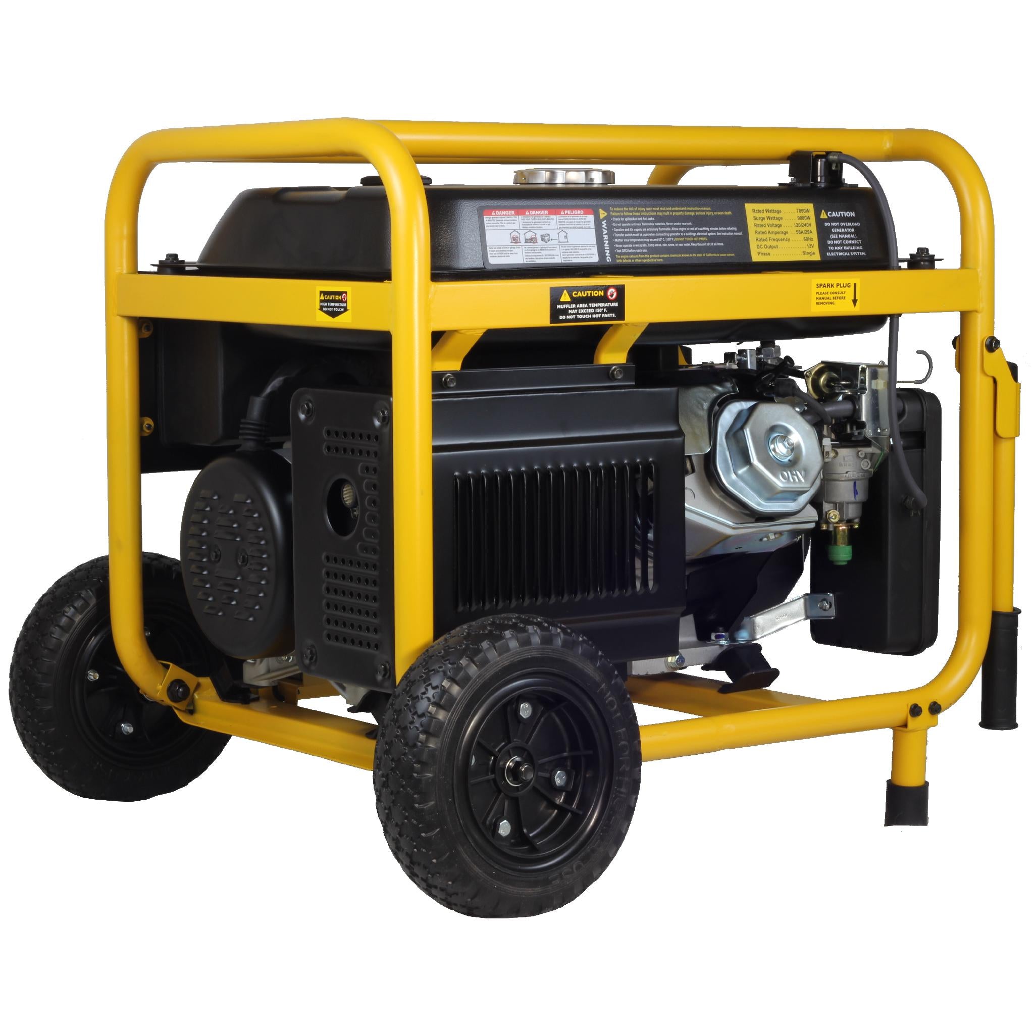 WEN 56877 9000 Watt Portable Electric Start Generator - Reliable Power Backup for Home, Camping & Emergency Use