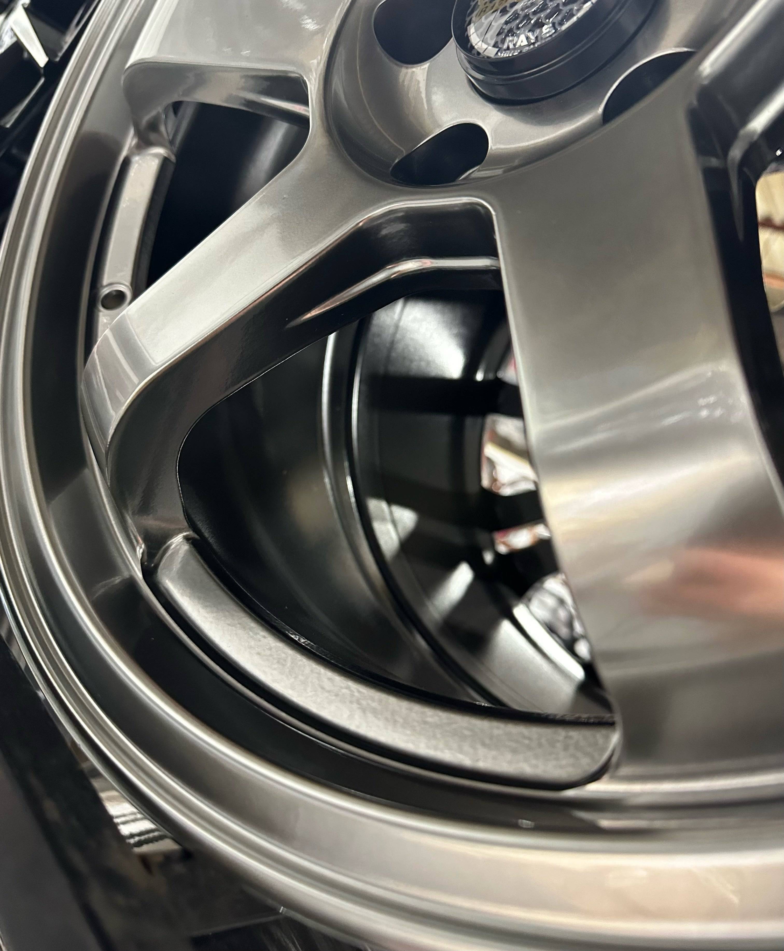 BR 17 Alloy Wheel Replica 17x7.5 5x114.3 +35 Offset TE37 Style Matte Black/Bronze - Perfect for Honda Civic, Acura Integra & Tuner Cars