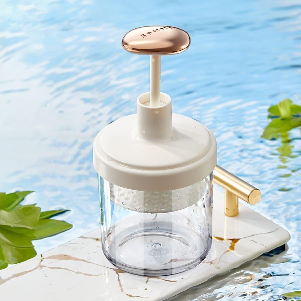 Portable Facial Cleanser Foam Maker - Electric Bubble Foamer for Face & Body Wash - Travel-Friendly Skincare Tool for Gentle Cleansing at Home or Gym