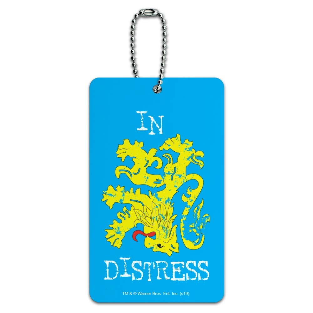 The Big Bang Theory Inspired Distressed Luggage Tag - Funny Carry-On Suitcase ID Card for Travel Accessories - Perfect for Fans, Airplane Trips & Comic Conventions