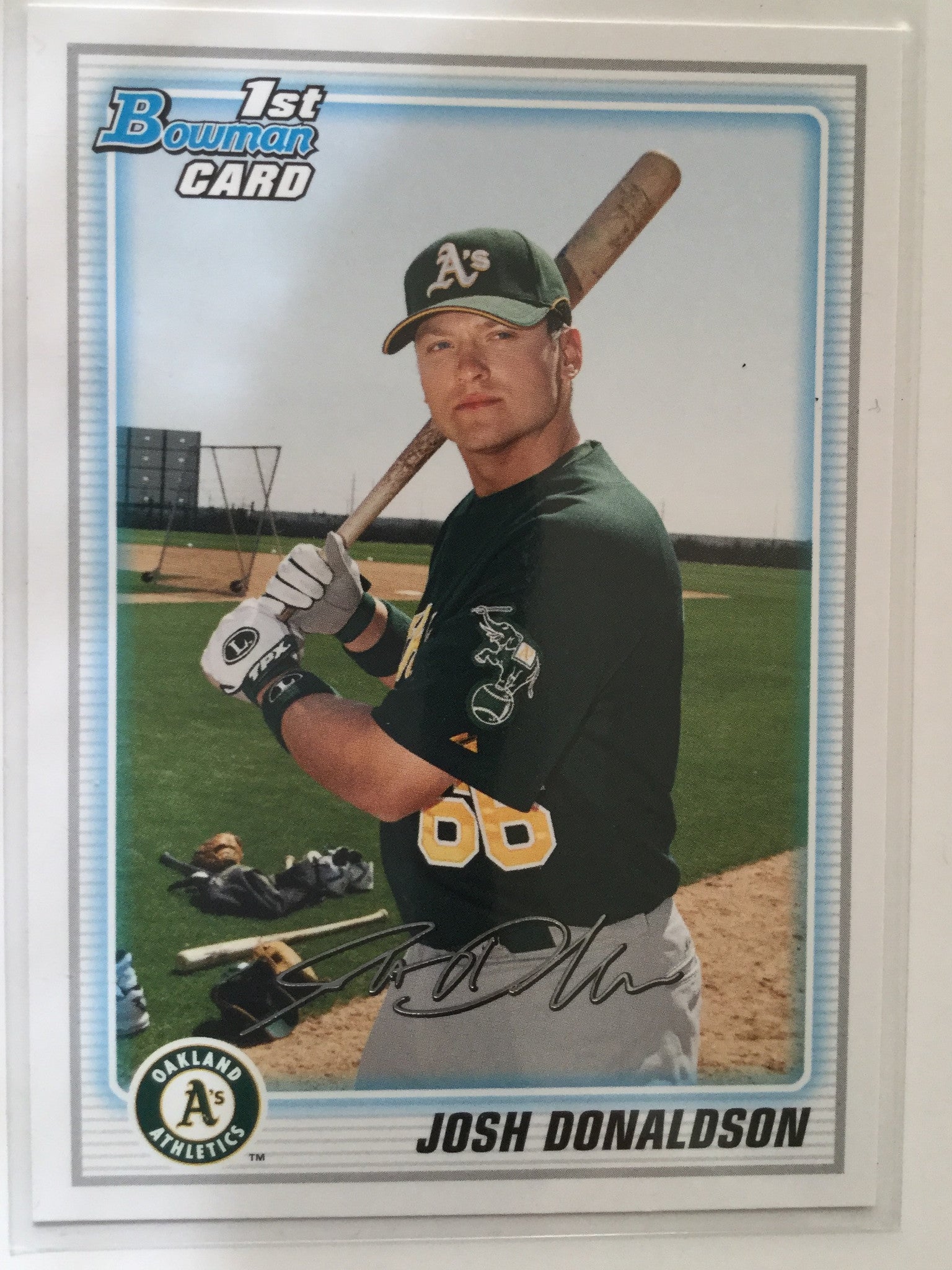 Josh Donaldson Blue Jays Bowman Rookie Baseball Card - Collectible Sports Memorabilia for Fans & Investors