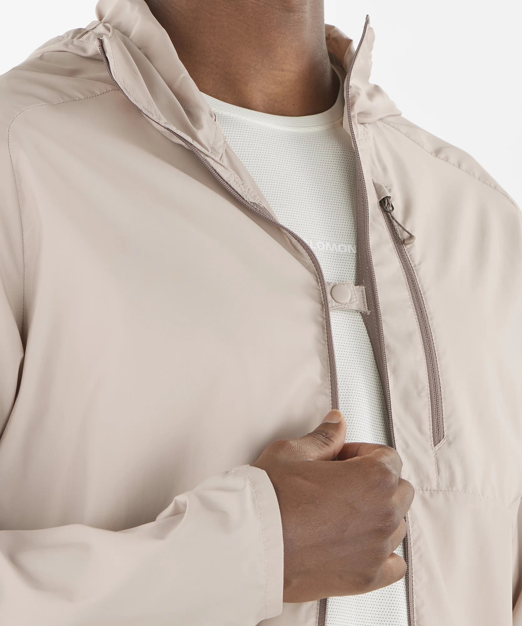 Bonatti Men's Cross Wind Jacket - Lightweight Water-Resistant Outdoor Windbreaker for Hiking, Running & Travel