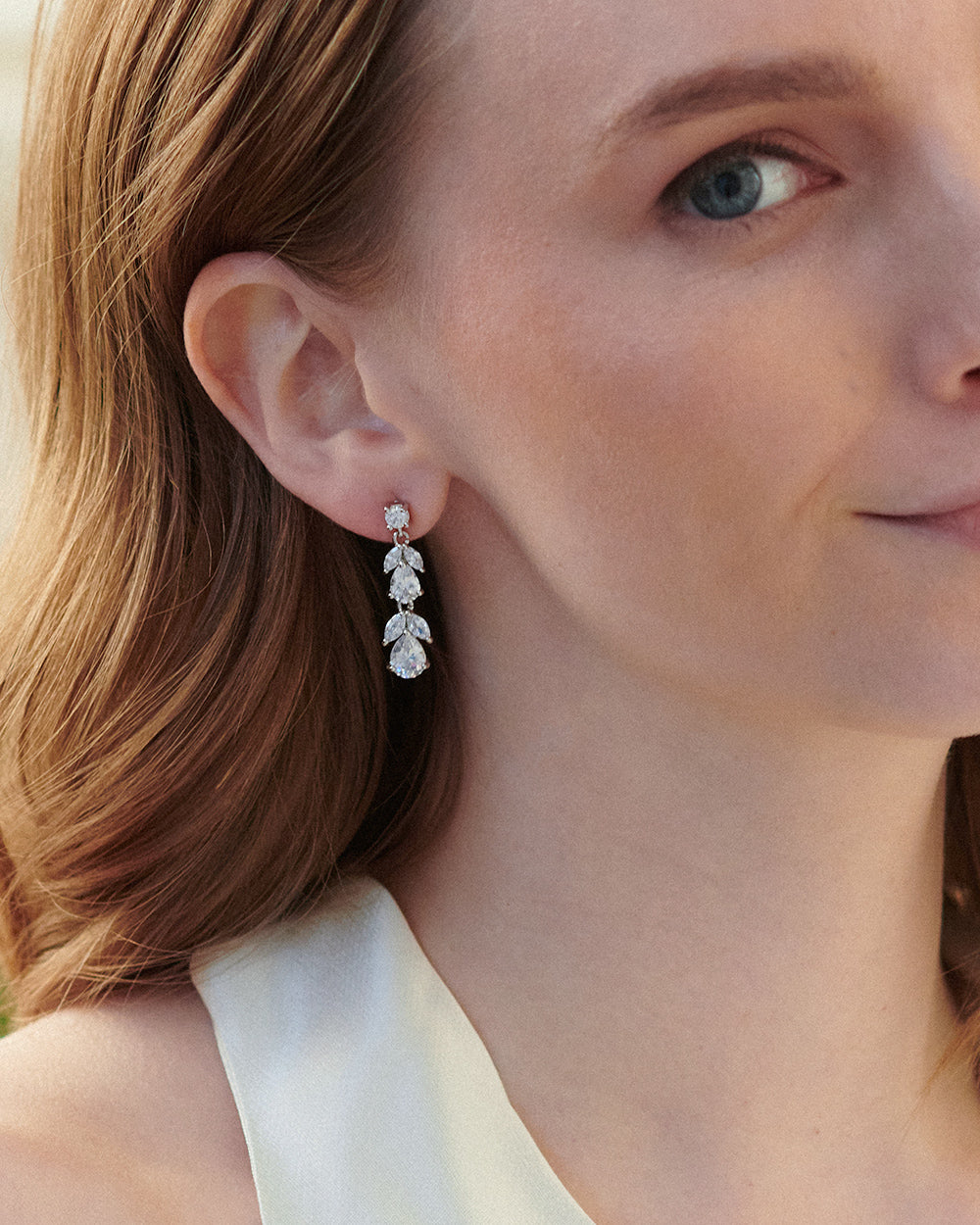 Sabine Earrings - Elegant Gold Hoop Earrings for Women, Trendy Dangle Drop Jewelry Gift | Perfect for Parties, Weddings & Everyday Wear