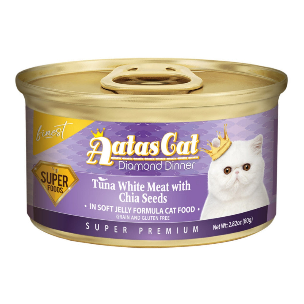 Aatas Cat Finest Wet Cat Food Variety Pack - Fruity Feast in Gravy 70g, Diamond Dinner in Jelly 80g & Daily Defense Digestive 80g | Premium Nutrition for Adult Cats | Perfect for Mealtime, Weight Management & Digestive Health