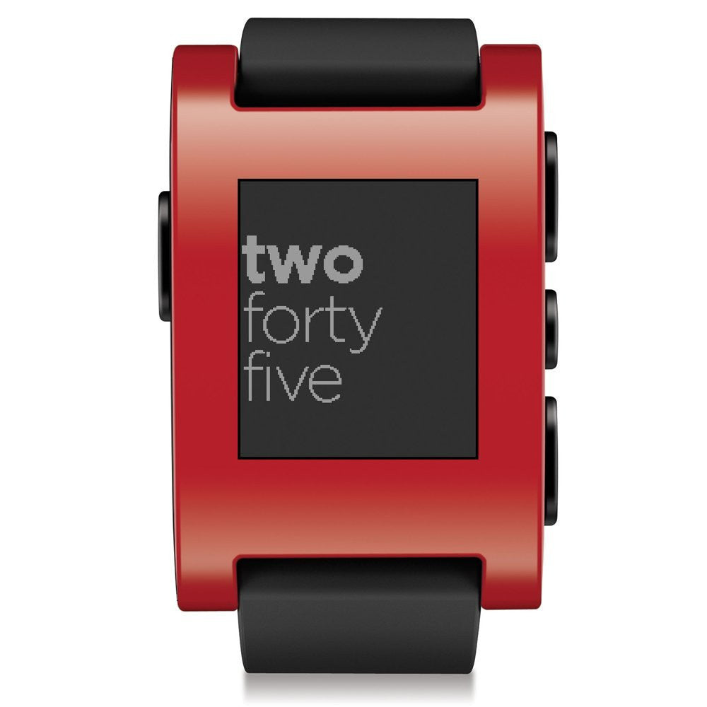 Pebble Smartwatch - Waterproof Fitness Tracker with Heart Rate Monitor, Sleep Tracking & Notifications for iPhone & Android - Perfect for Running, Swimming & Daily Activity Tracking