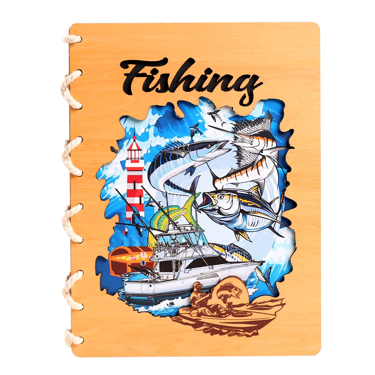Unique Wooden Camping Cards for Father’s Day, Birthday, Anniversary - Eco-Friendly 6x8 inch Greeting Cards to Show Appreciation - Perfect for Outdoor Lovers, Gifts & Special Occasions