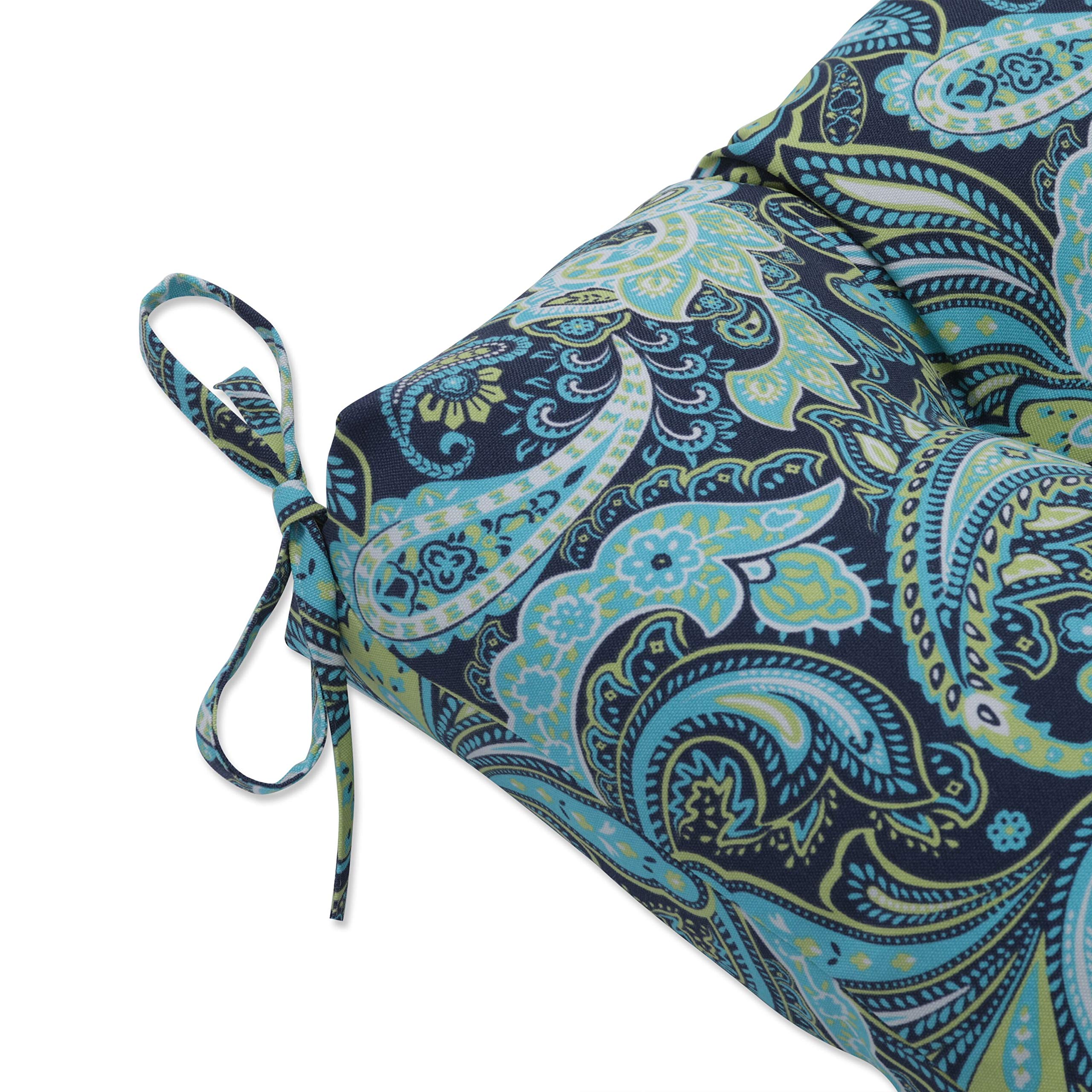 Pillow Perfect Paisley Indoor/Outdoor Sofa Settee Bench Swing Cushion - 18