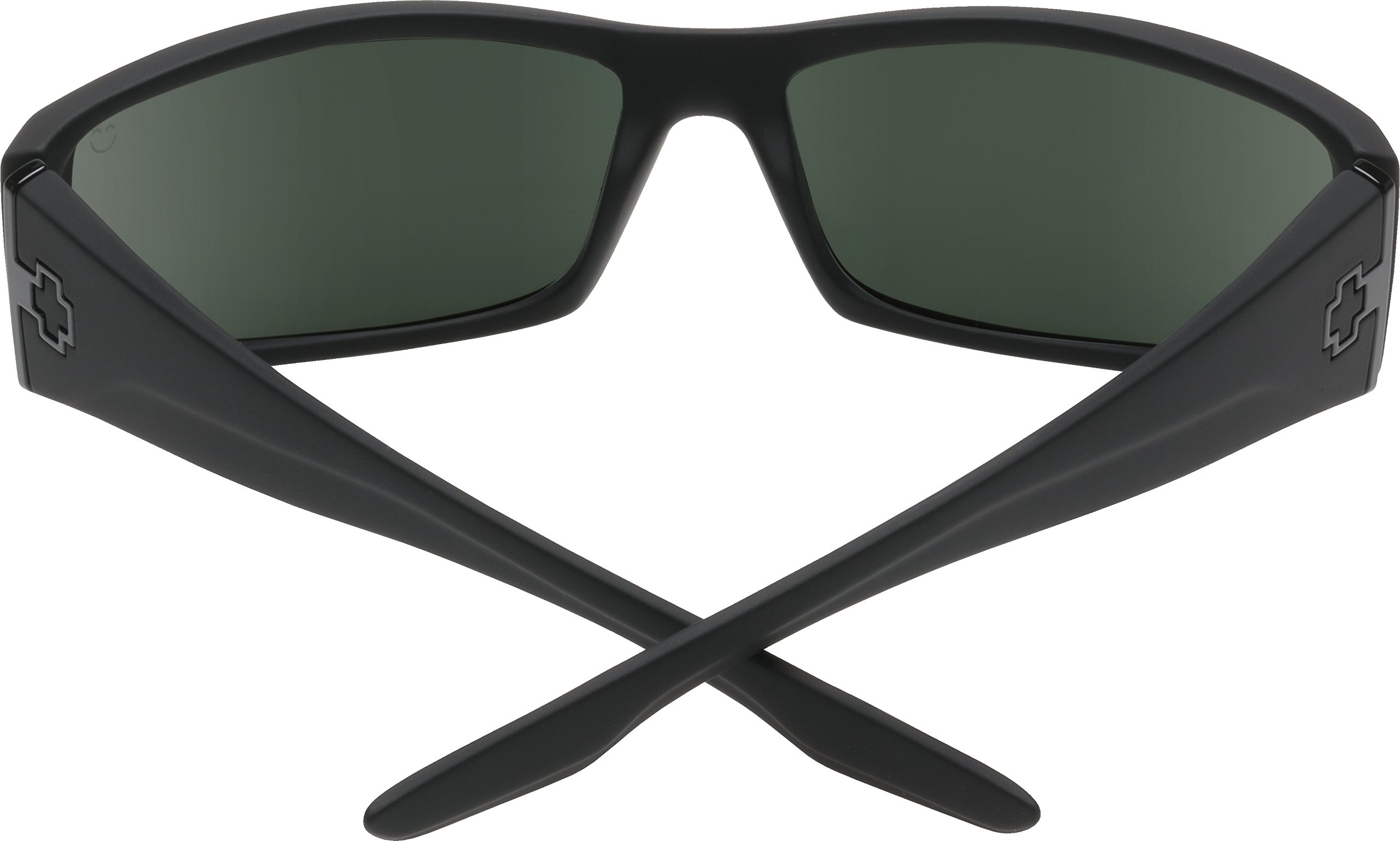 Spy Cooper XL Rectangular Wrap Sunglasses - Polarized UV Protection for Men & Women - Perfect for Running, Cycling & Outdoor Sports