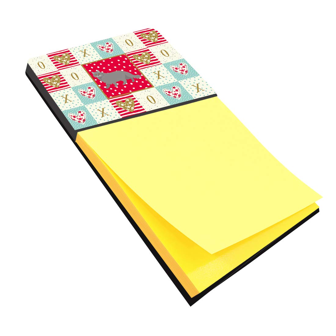 British Longhair Cat Themed Sticky Note Holder - Cute Office Desk Organizer for Cat Lovers, Perfect for Home & Office Use