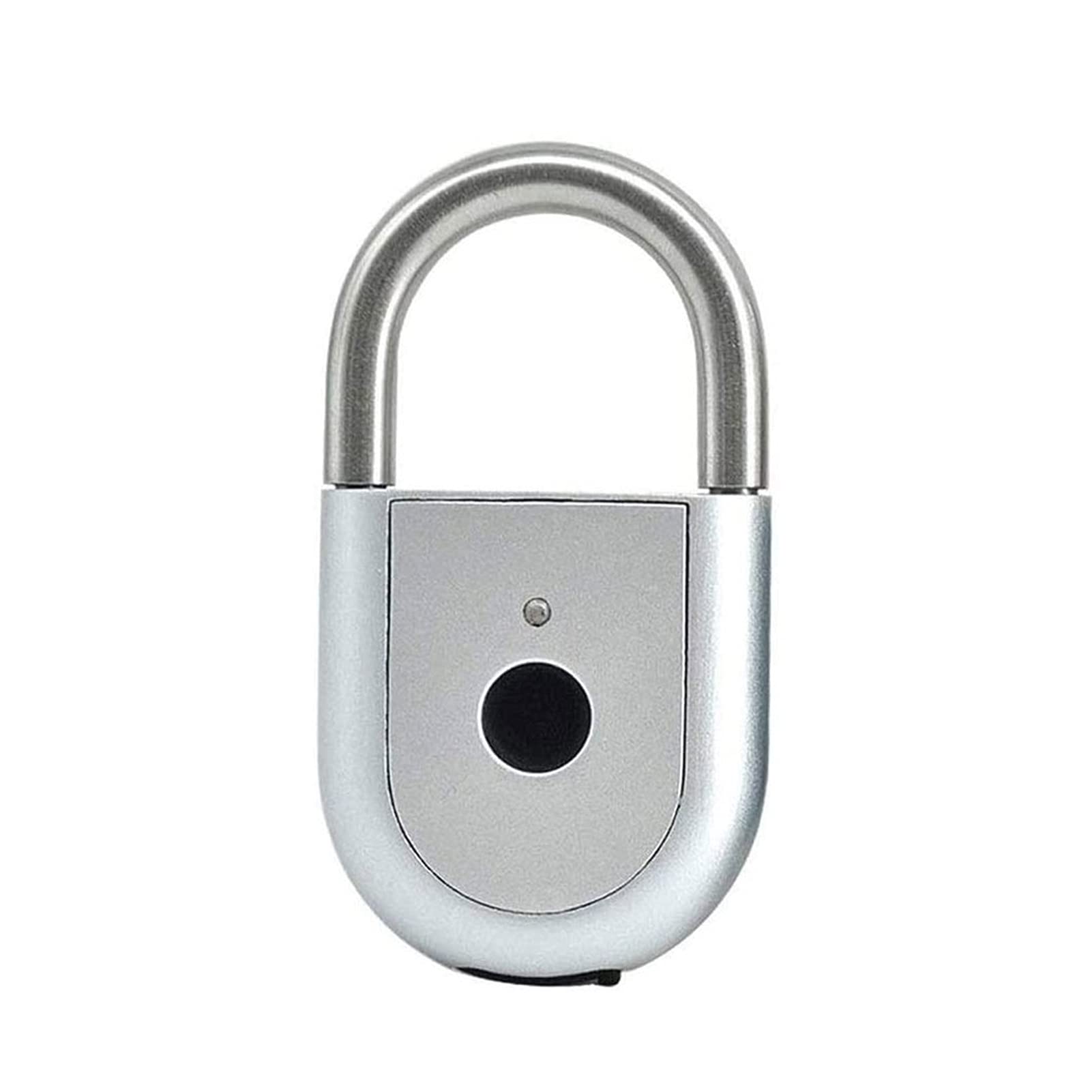 Smart Biometric Fingerprint Padlock - Keyless Thumbprint Security Lock with USB Charging & Waterproof Design for Gym, Home Door, School, Bike, Luggage - Perfect for Travel, Storage & Outdoor Use