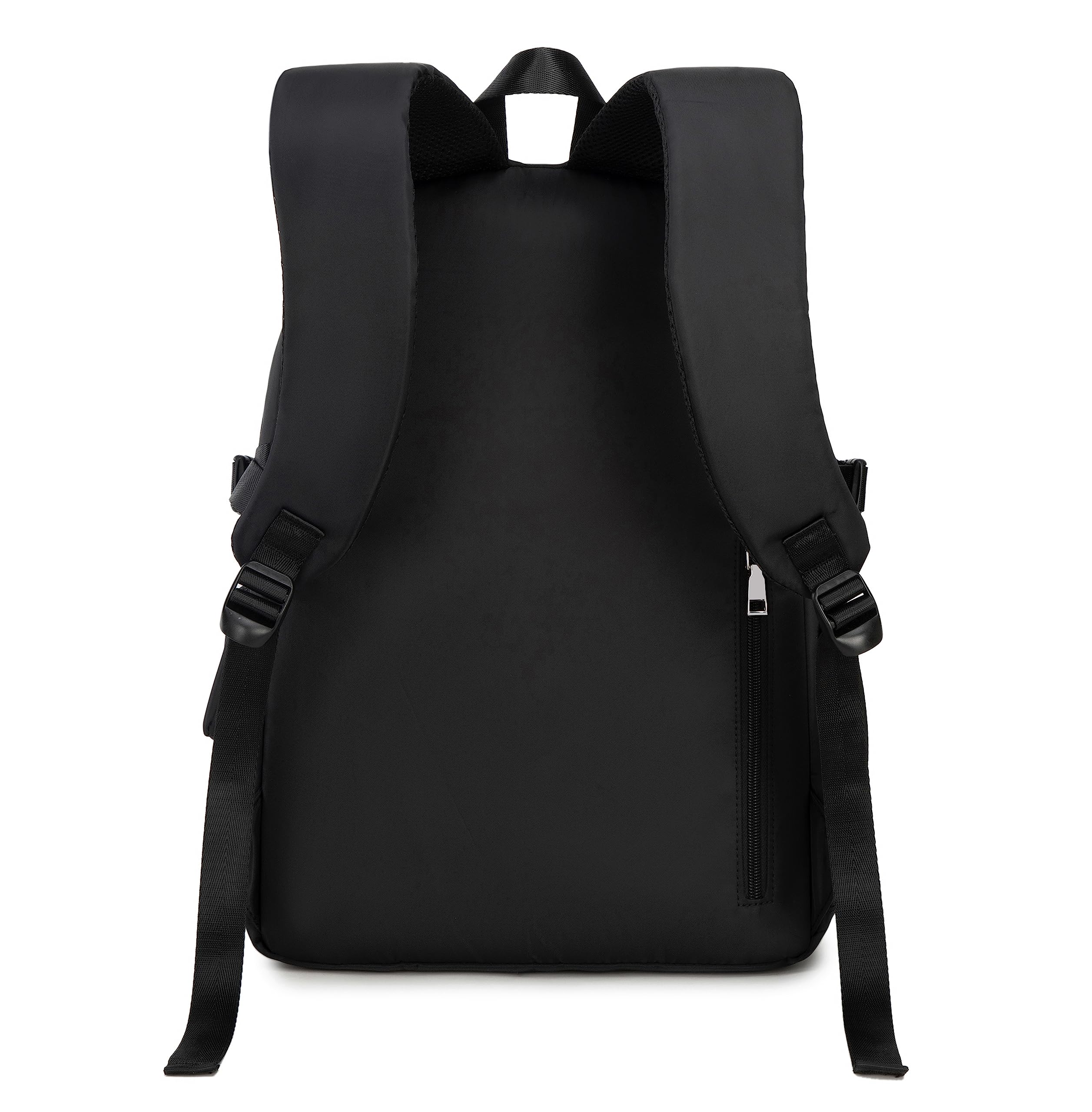 Stylish Women's Laptop Backpack Set - Spacious 15.6 Inch Casual Daypack with Multiple Pockets, Perfect for Work, School & Travel (Black)