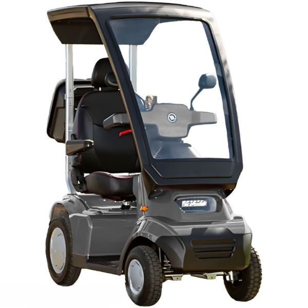 AFIKIM Afiscooter Solar Heavy Duty 4 Wheel Mobility Scooter for Adults - All-Terrain Electric Scooter with Long Battery Life - Perfect for Outdoor, Shopping & Travel