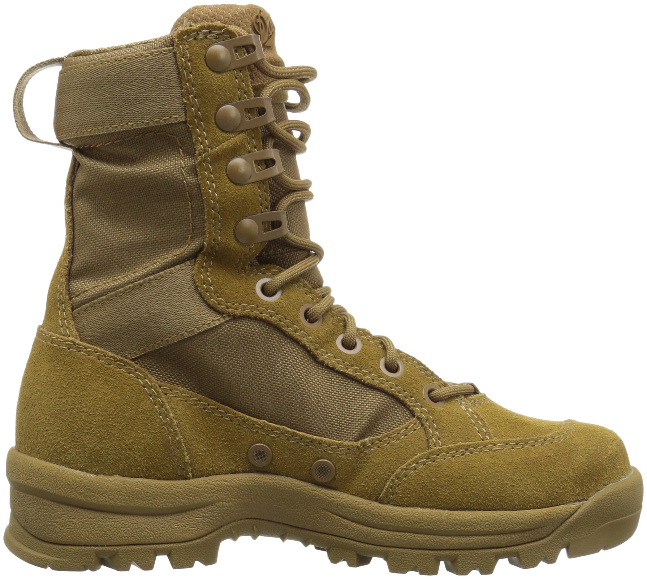 Danner Tanicus Military Boots for Men - Waterproof Rough-Out Leather & 1000D Nylon Tactical Boots with Slip-Resistant Outsole & Comfort Footbed - AR 670-1 Certified Combat Boots for Hiking, Work & Outdoor Activities