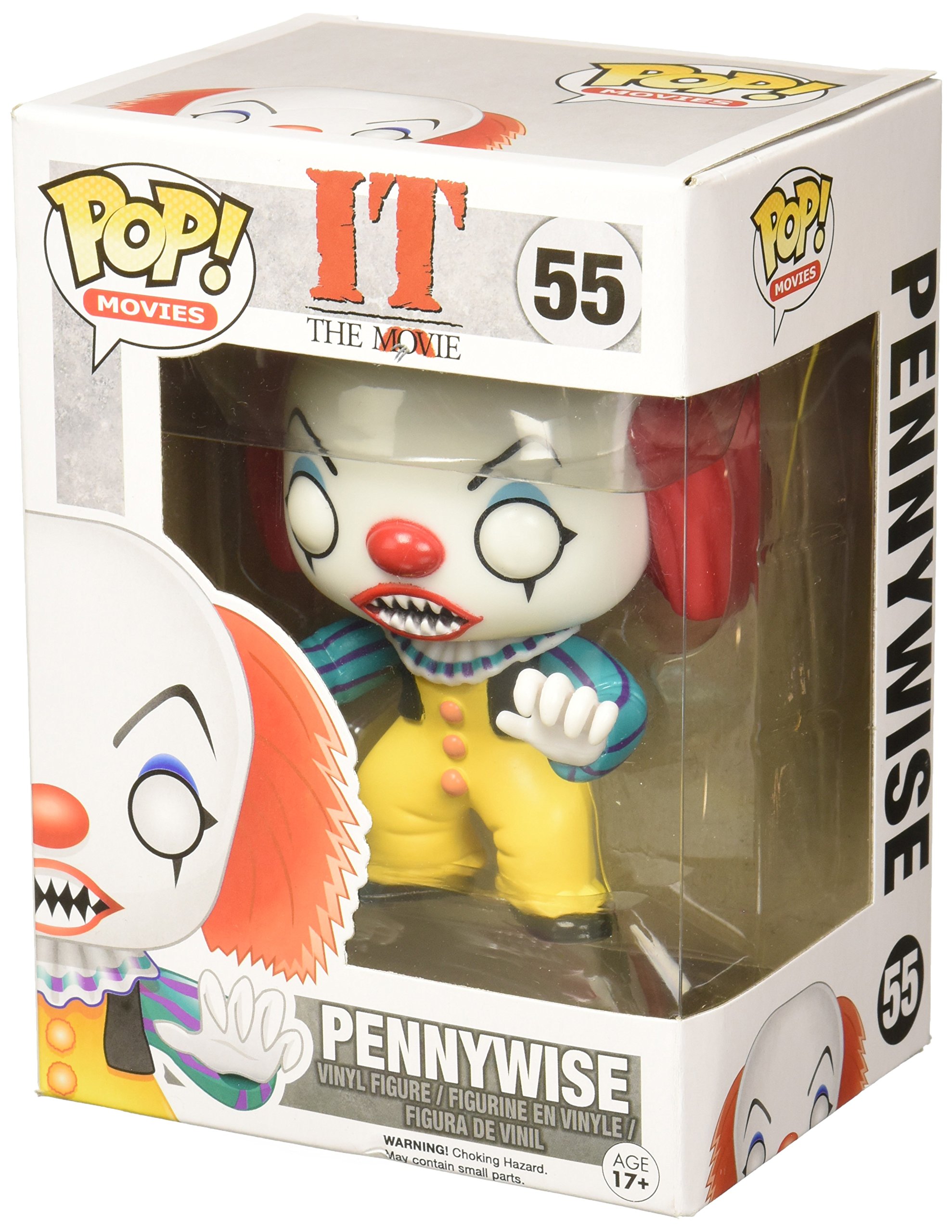 Funko POP Movies: Pennywise Vinyl Collectible Figure - Horror Movie Merchandise for IT Fans & Pop Culture Collectors - Perfect for Display Shelves, Office Decor, and Gift Giving