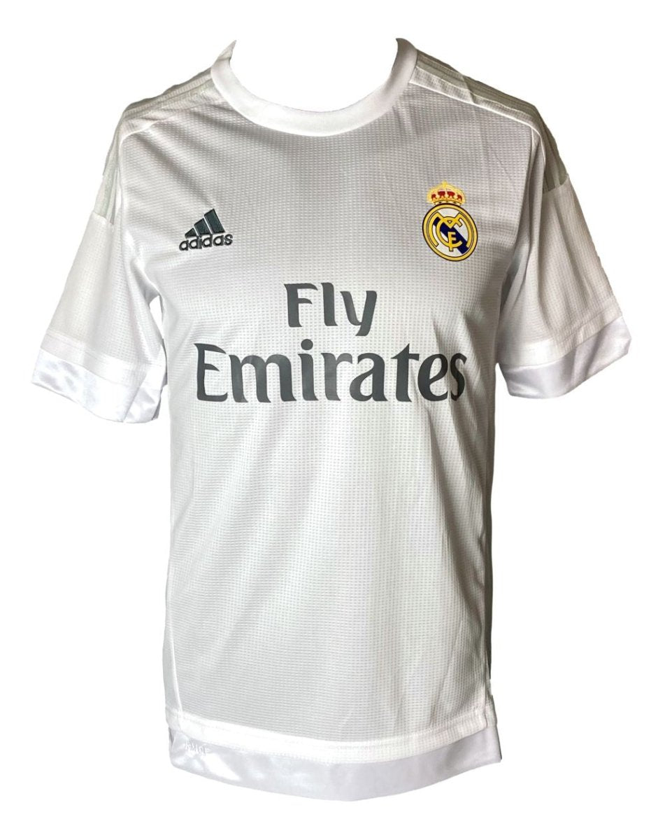 Karim Benzema Autographed Real Madrid 2015/16 Adidas Authentic Soccer Jersey - Limited Edition Collectible for Fans & Memorabilia Enthusiasts - Perfect for Display, Gifts & Sports Collections