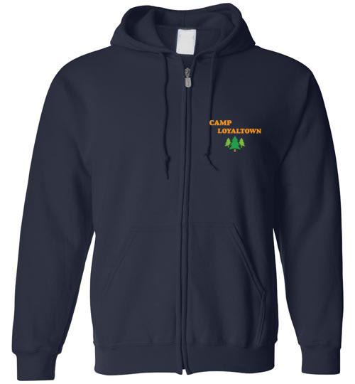 Loyaltown Zip-Up Hoodie for Men & Women - Comfortable Fleece Pullover with Front Pockets - Perfect for Casual Wear, Gym, and Outdoor Activities