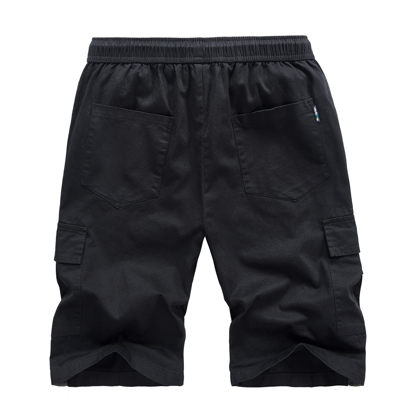 **Men's Quick Dry Cargo Hiking Shorts - Elastic Waist Athletic Outdoor Shorts for Camping, Fishing & Biking - Lightweight & Breathable for Active Lifestyles**