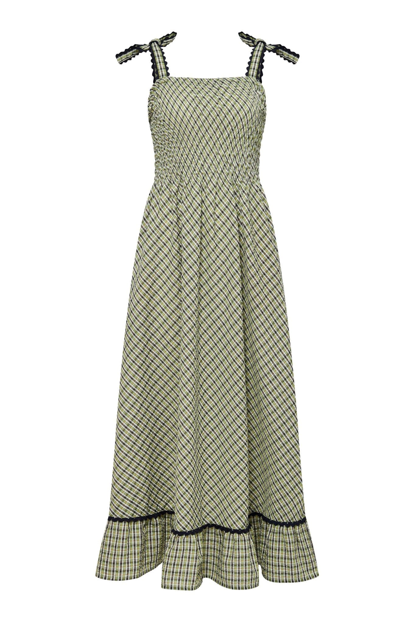 Hoya Women's Organic Cotton Summer Dress - Floral Print Casual Sundress for Beach, Vacation & Everyday Wear
