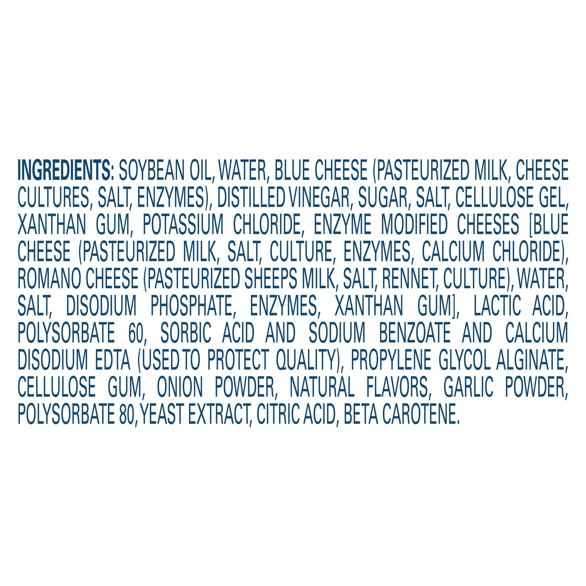 Hellmann's Blue Cheese Salad Dressing - Gluten Free, No Artificial Flavors, Natural Colors - 1 Gallon (Pack of 4) | Perfect for Restaurants, Catering & Bulk Food Service | Great for Salads, Wings & Veggie Dips