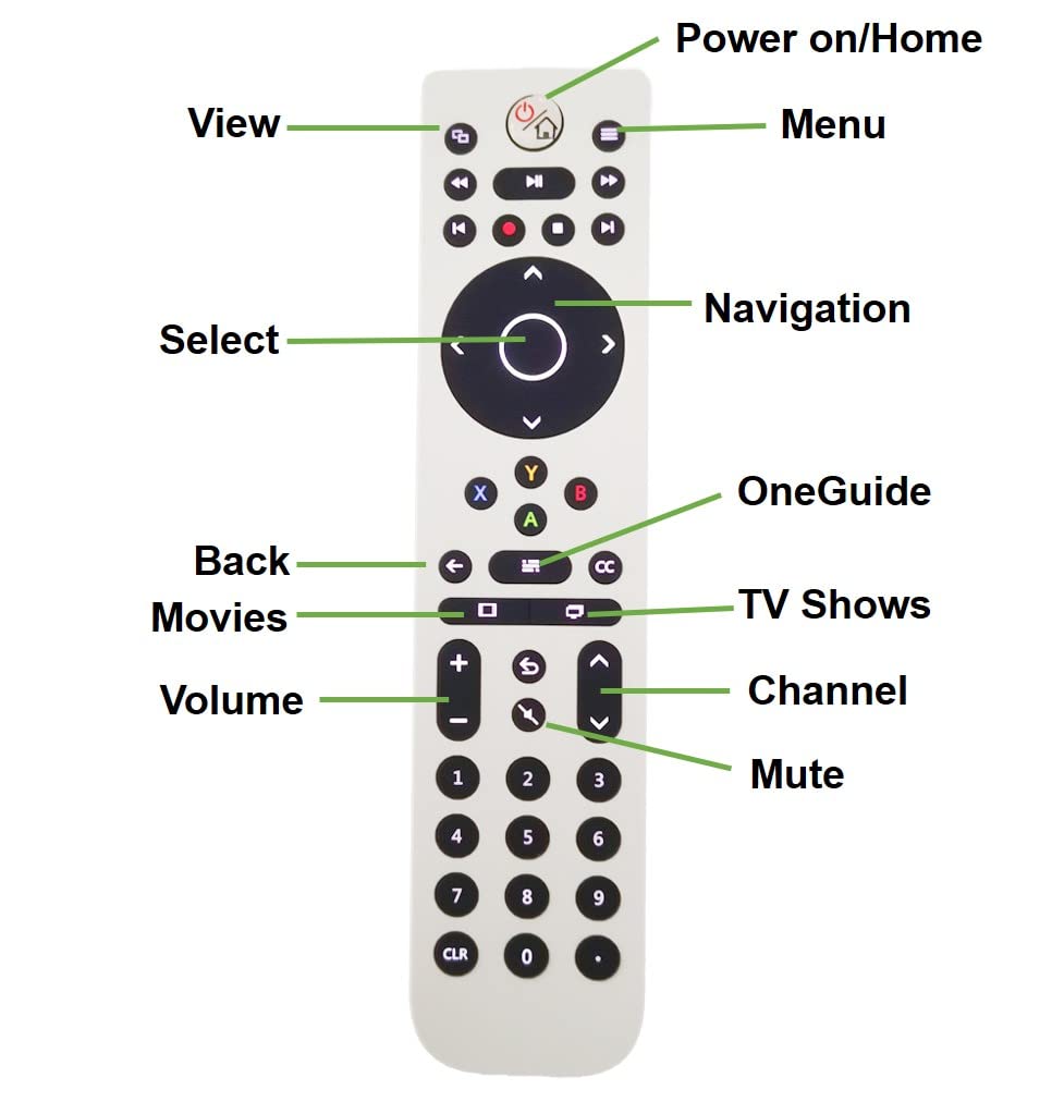 Xbox One Media Remote Replacement - Backlit Buttons Gaming Controller for Blu-Ray, Streaming & TV | Perfect for Late-Night Gaming & Movie Nights