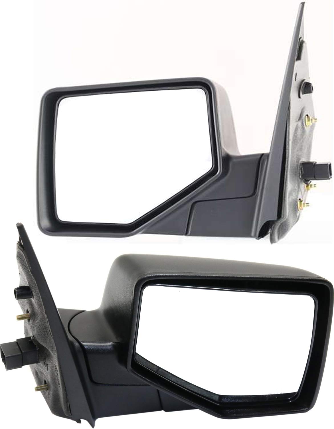 2006-2010 Ford Explorer Power Side Mirrors - Driver & Passenger Non-Heated Textured Replacement (No Puddle Lamp) | Perfect for Off-Roading & Daily Commuting