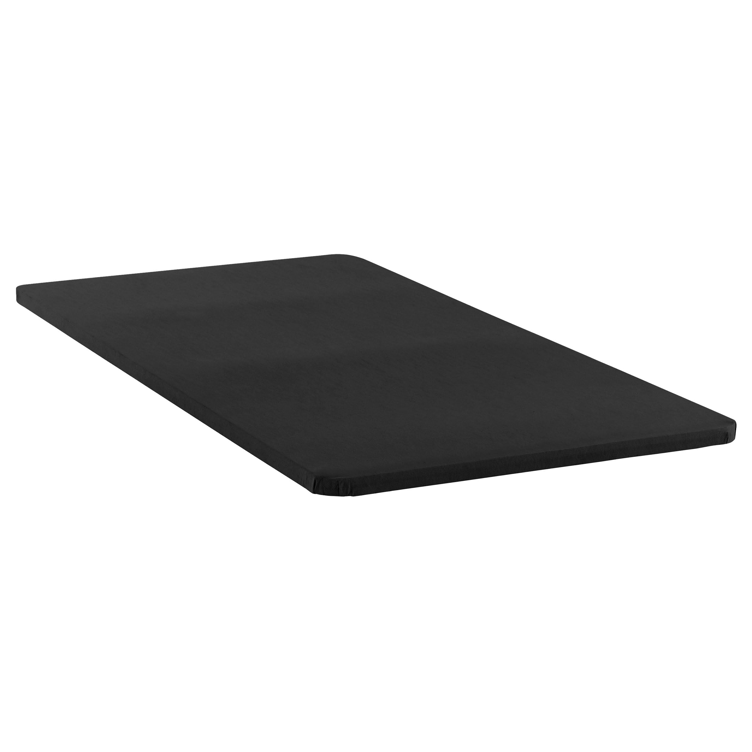 Eckard 2 Inch Upholstered Bunkie Board - Full Size Low Profile Foundation for Bunk Beds & Daybeds | Pine Wood Mattress Support with Grey Fabric | Perfect for Kids' Rooms, Dorms & Space-Saving Bed Frames (Model 350410F) by Coaster Home Furnishings