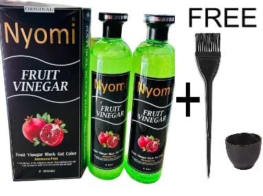 TREZA CARE Semi-Permanent Hair Dye with Natural Fruit Extracts - 500ml (Pack of 2) - Vibrant, Long-Lasting Color - Includes Free Brush & Bowl - Perfect for DIY Hair Coloring at Home or Salon Use