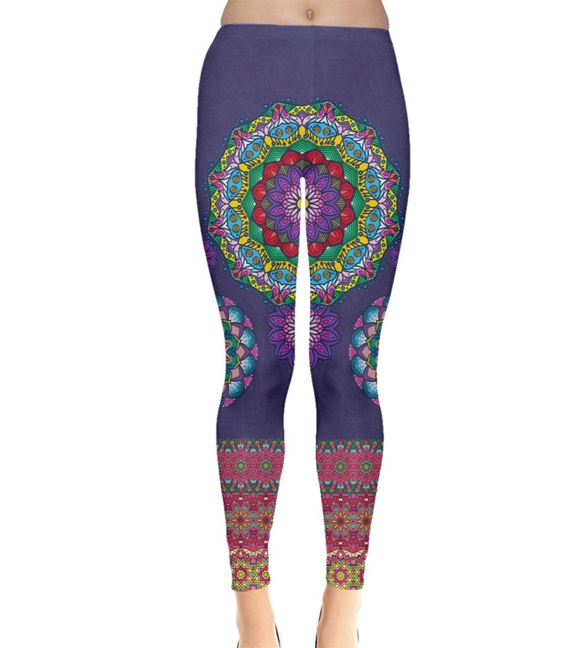 Vintage American Native African Print Leggings for Women - Soft Stretchy High Waisted Yoga Pants, XS-XXXXXL - Perfect for Yoga, Workouts & Casual Wear