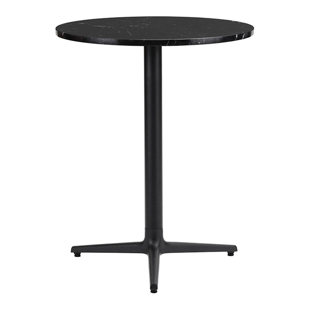 Allez Round Outdoor Cafe Table with 3 Legs - Durable Patio Bistro Set for Garden, Balcony & Restaurant Dining