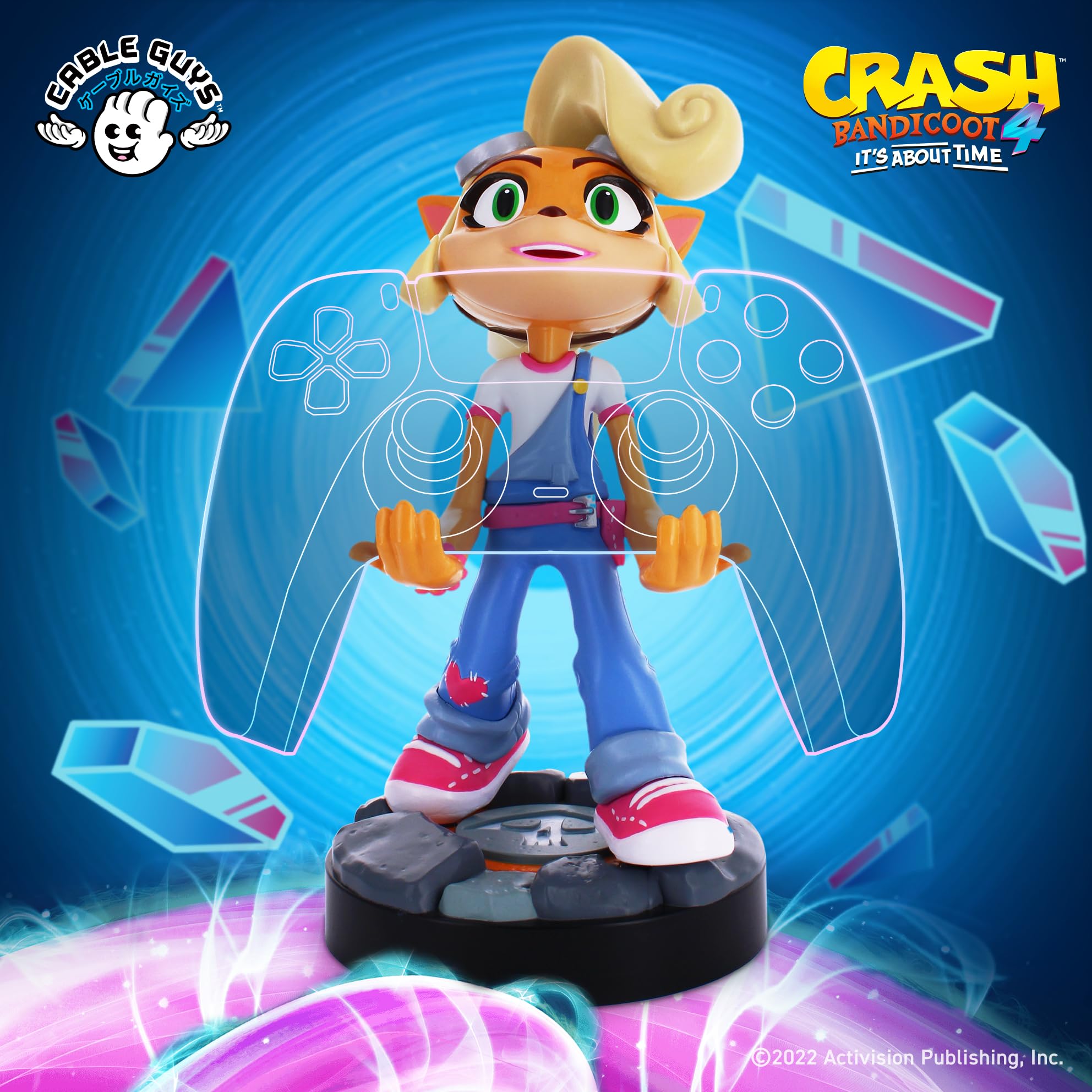 Crash Bandicoot Coco Gaming Accessories Holder & Phone Stand - Compatible with Xbox, PlayStation, Nintendo Switch Controllers - Perfect for Gaming Setup & Desk Organization