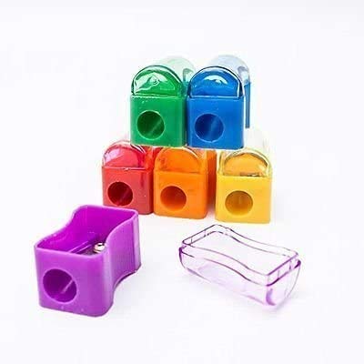 iFavor123 Bulk Plastic Pencil Sharpeners - 144 Pack, Assorted Colors for School, Office & Art Supplies - Perfect for Classrooms, Teachers & Students