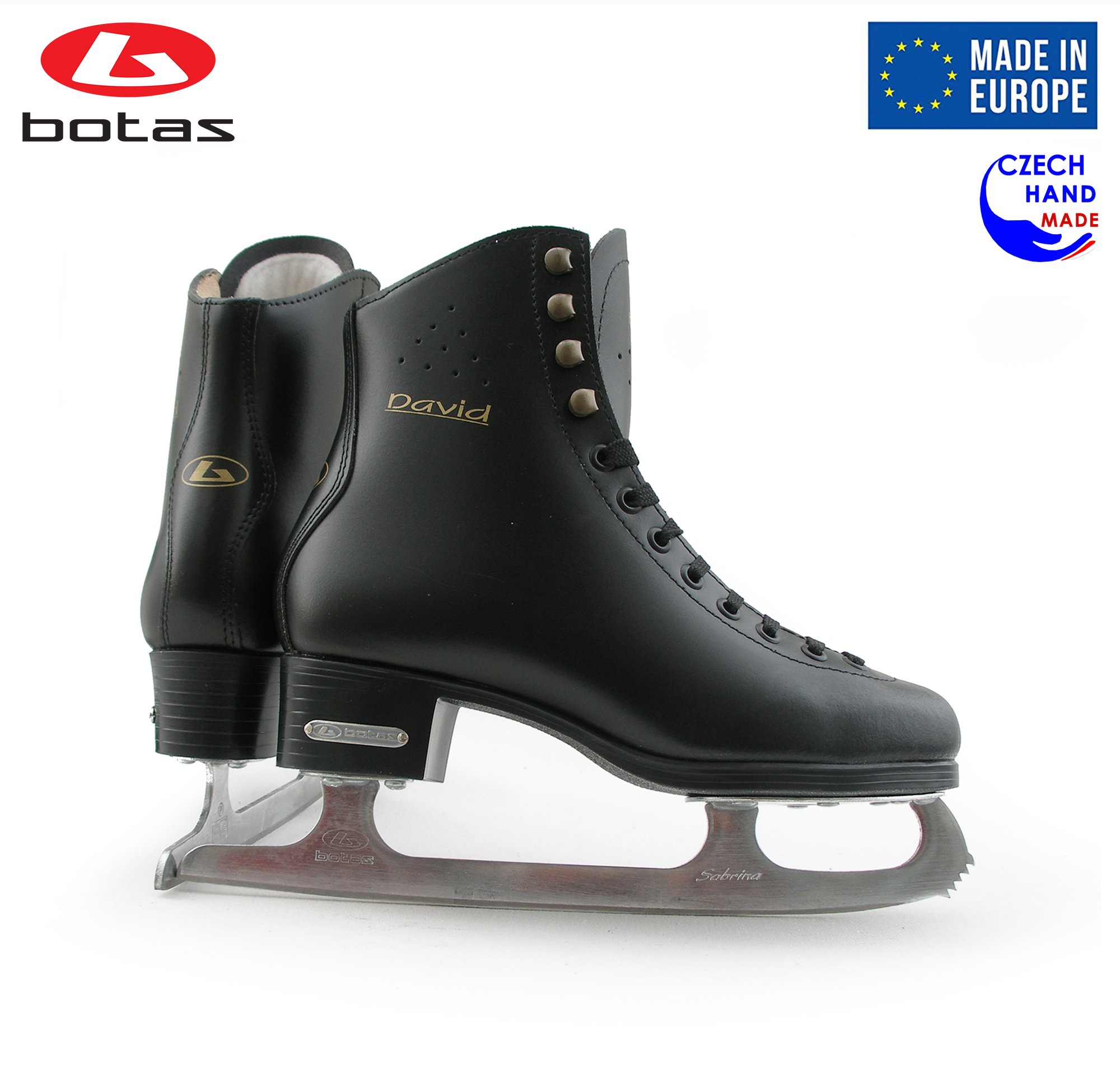 Men's & Boys' Figure Ice Skates - Premium Czech Republic Made - Includes Skate Guards - Perfect for Ice Rinks & Winter Sports (2022 Model)