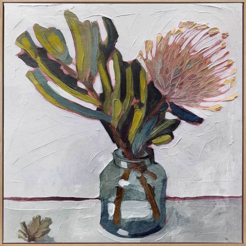 Australian Bouquet Canvas Art Print - Floral Wall Decor for Living Room, Bedroom & Office