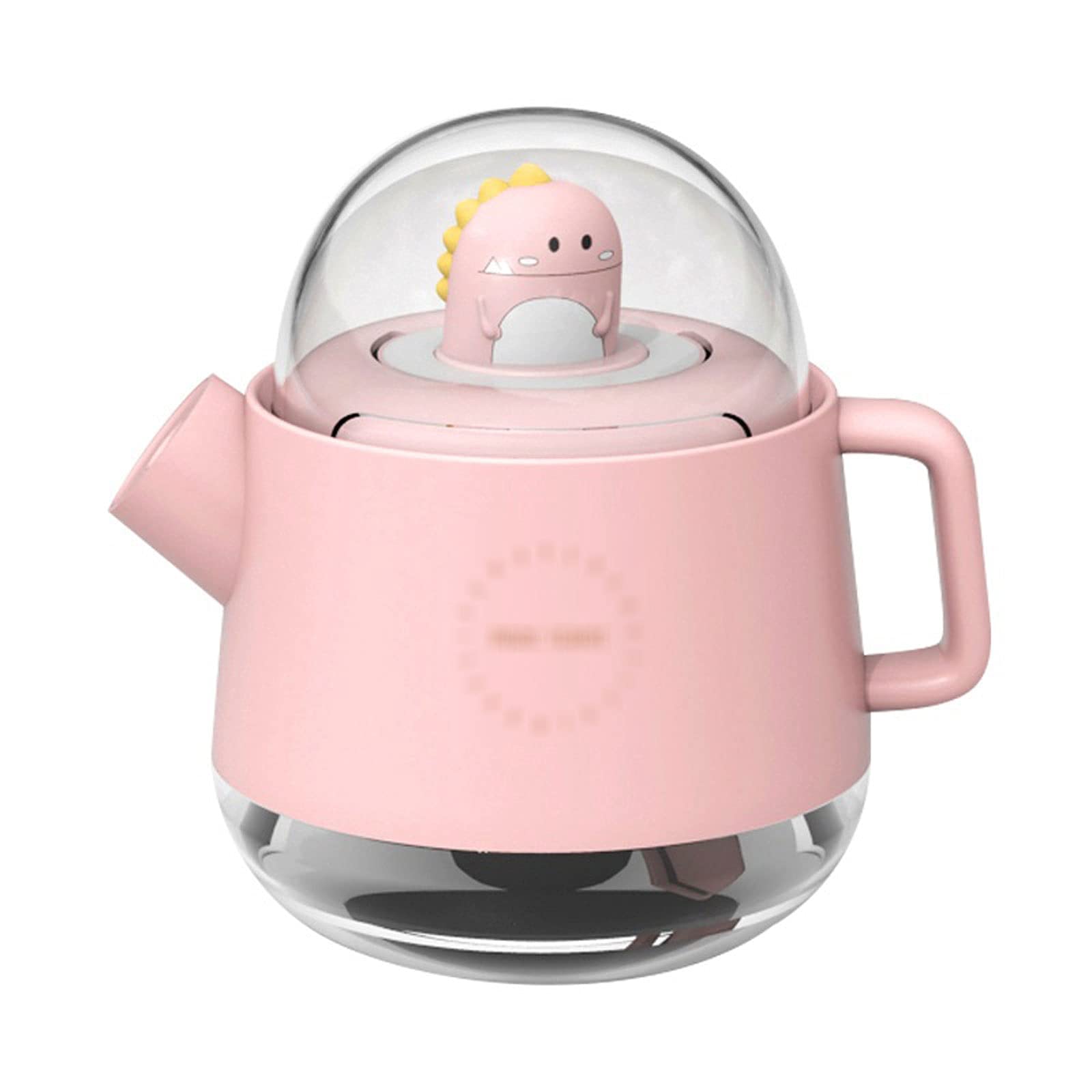 Pink USB Cute Humidifier with Essential Oil Diffuser & LED Night Light - Quiet Aromatherapy Spray for Home, Office, Bedroom, Yoga Room - Perfect for Relaxation, Sleep Aid and Air Freshening