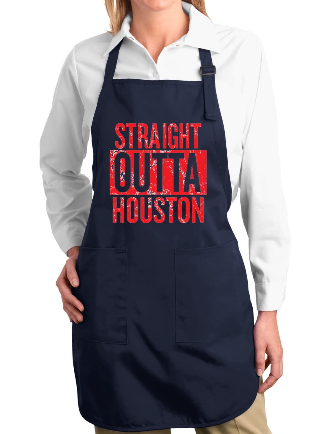 Wild Bobby Straight Outta Fan Fantasy Football Apron for Men - Sports Graphic Design with Pockets - Perfect for Game Day BBQs, Tailgating & Sports-Themed Parties