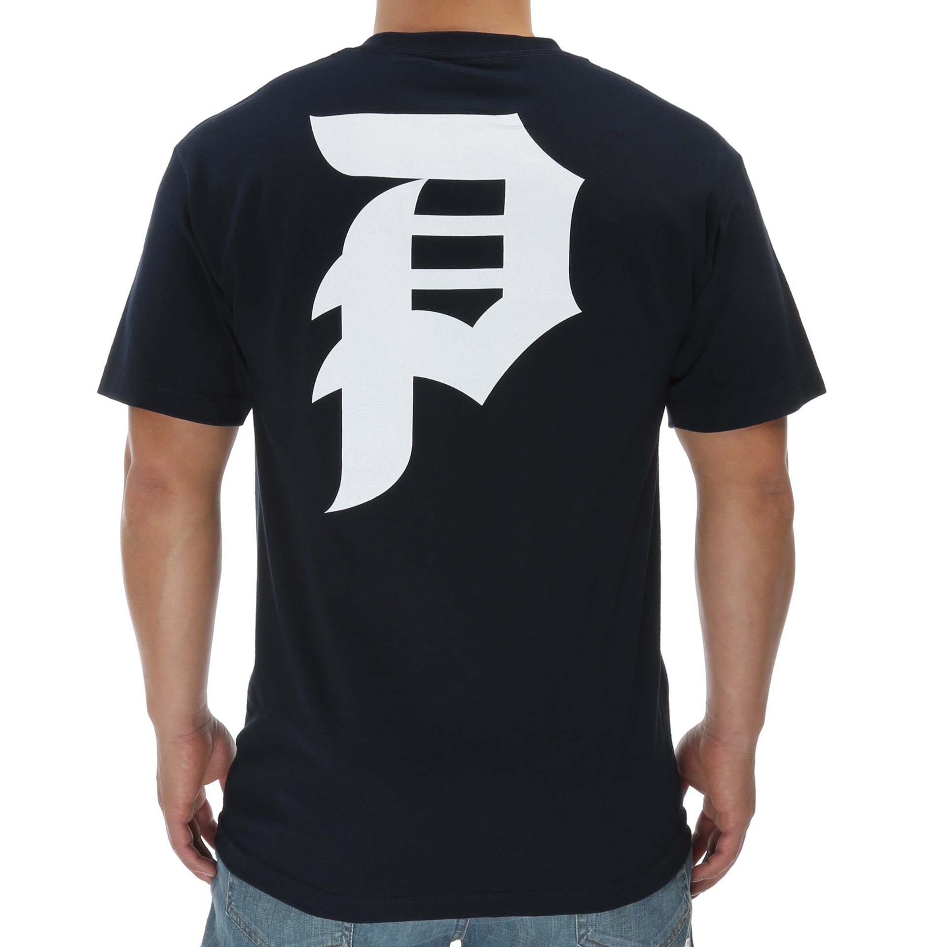 Primitive Dirty P Graphic T-Shirt - Navy Blue Cotton Tee for Men - Streetwear & Skate Style - Perfect for Casual Wear & Urban Fashion