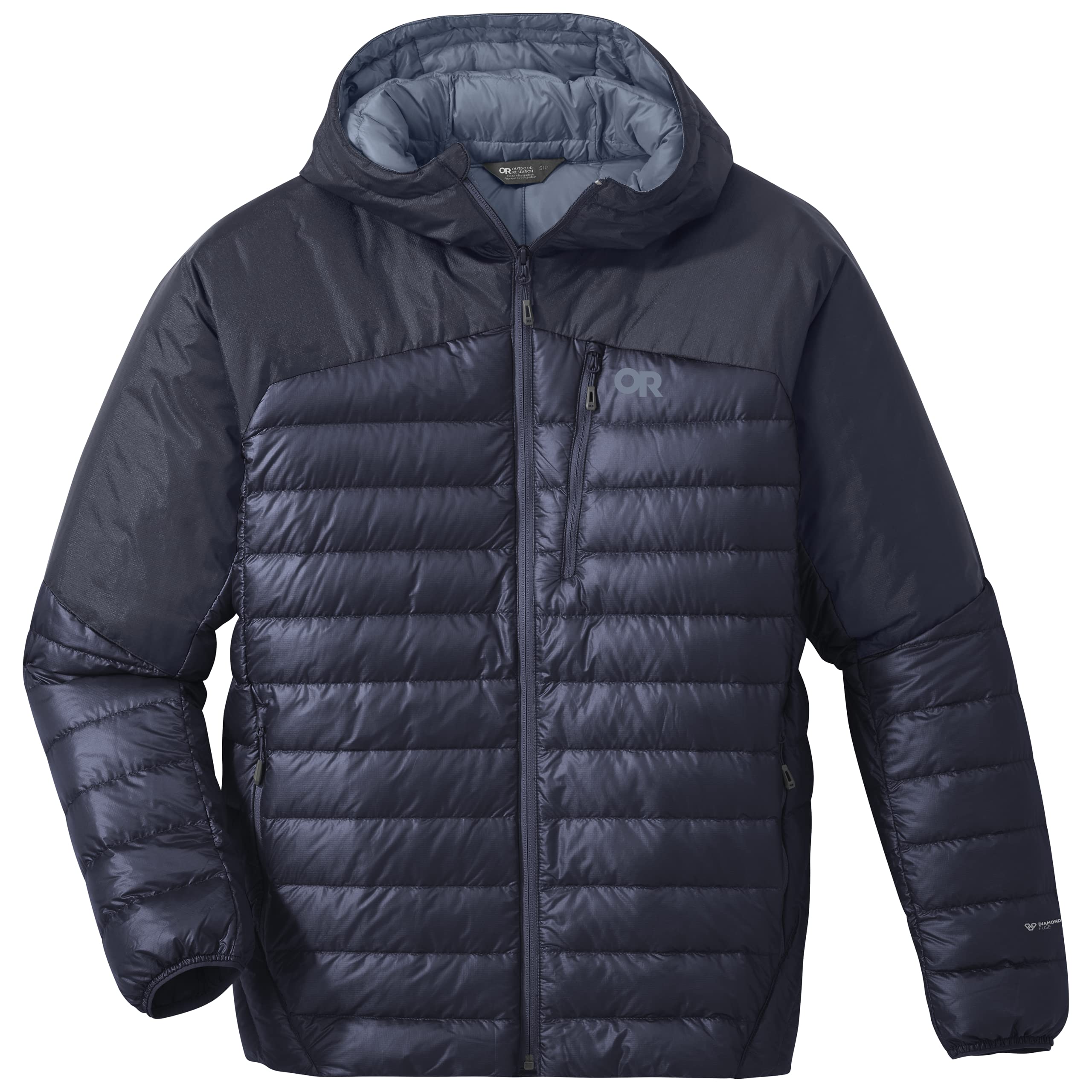 Outdoor Research Men's Helium Down Hoodie - Lightweight Water-Resistant Winter Jacket for Hiking, Camping & Outdoor Adventures | Warm Insulated Puffer Coat for Cold Weather