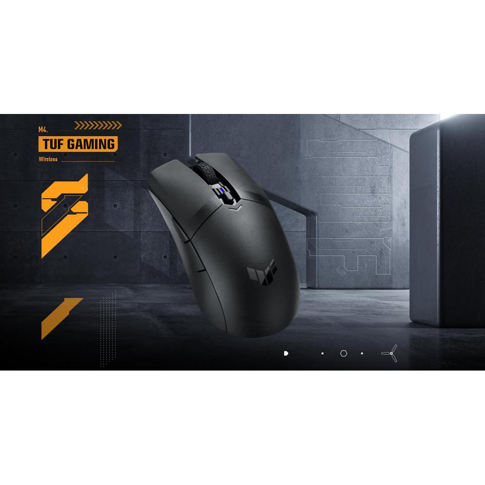 ASUS TUF Gaming M4 Wireless Gaming Mouse - High Precision 16000 DPI, RGB Lighting, Ergonomic Design for PC & Laptop - Perfect for FPS, MOBA & Esports Gaming