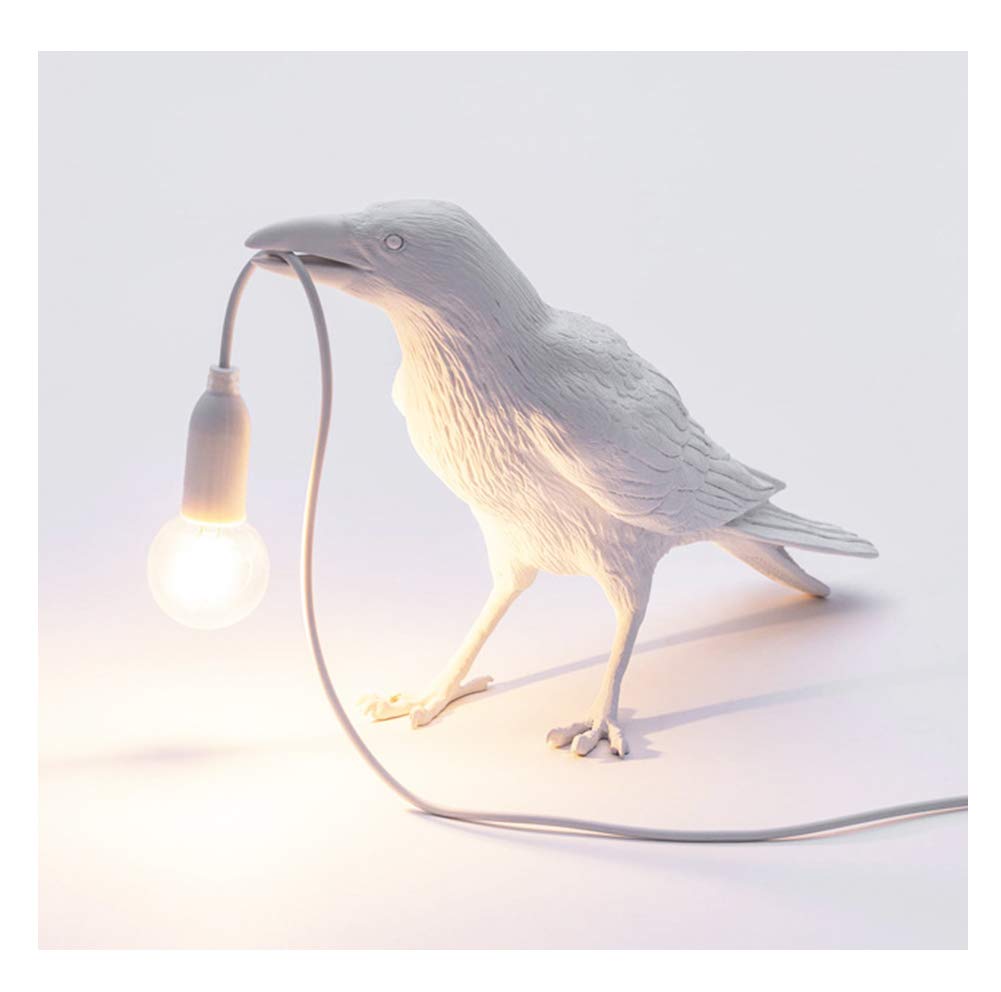 Nordic XLH Bird Wall Lamp - Modern Designer Ceiling Light for Living Room, Bedroom, Balcony & Restaurant - White Creative Lucky Bird Mobile Lamp for Home Decor & Office Lighting