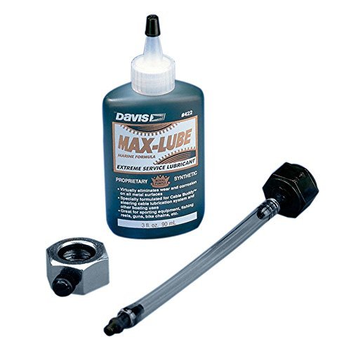 Davis Steering Cable Lube - Cable Buddy Marine Lubricant for Smooth Steering Performance | Ideal for Boat, Yacht, and Watercraft Maintenance