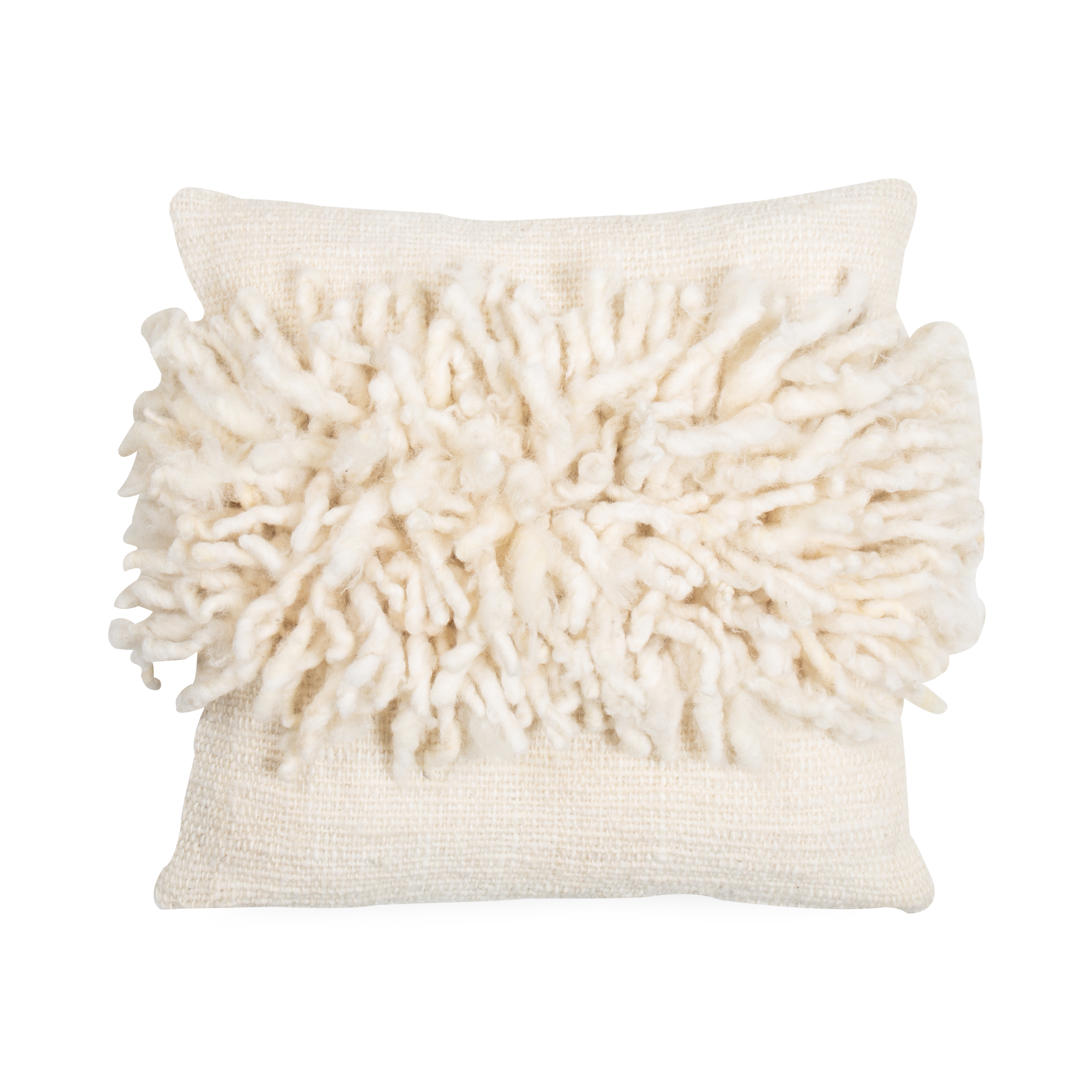 Luxury Curly Wool Pillow - Soft & Hypoallergenic Bedding for Cozy Home Decor, Perfect for Sofa, Bed, and Nursery