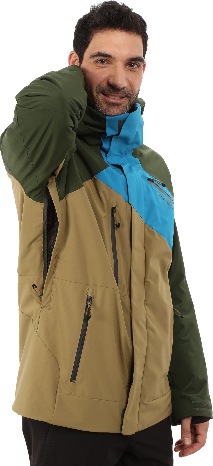 Obermeyer Men's Poseidon Waterproof Ski Jacket - Lightweight Insulated Winter Coat for Snowboarding & Outdoor Activities